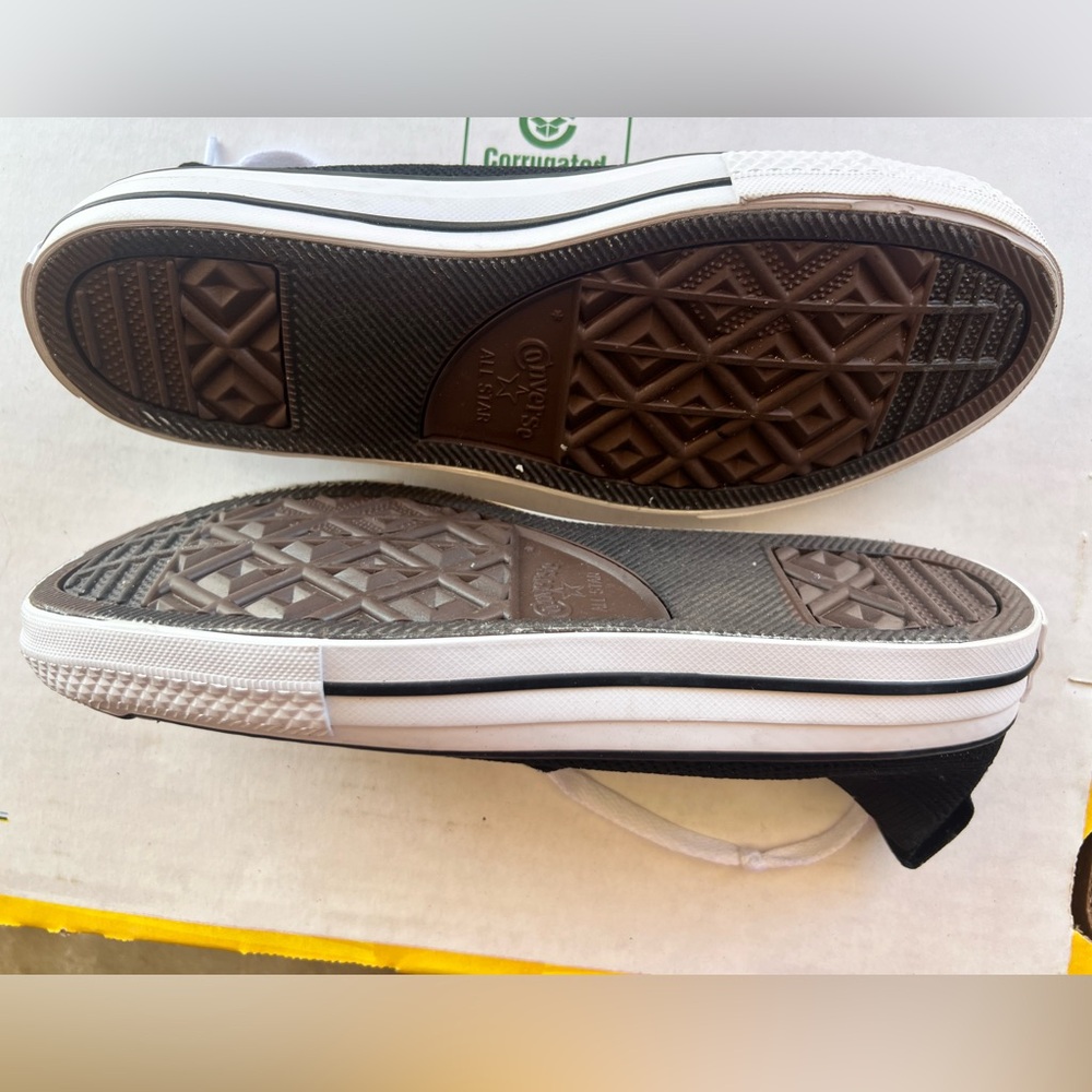 Converse All Star Black mesh material